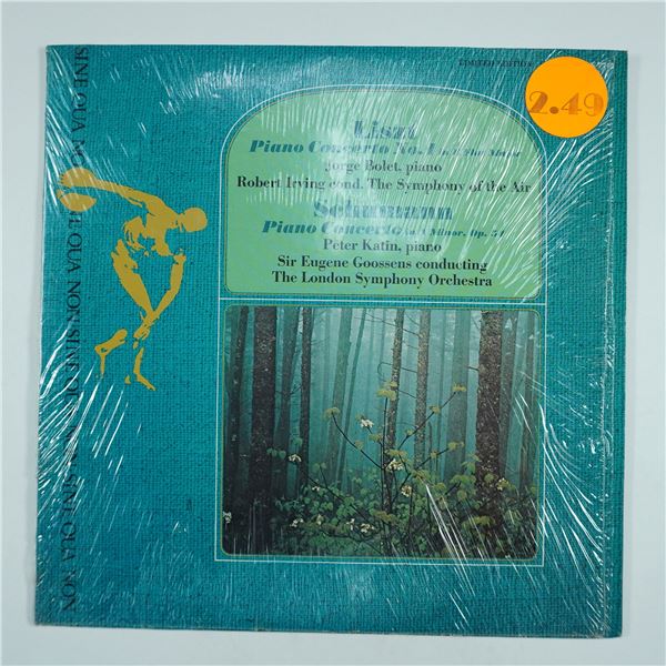 Liszt & Schumann Piano Concertos LP Album Limited Edition