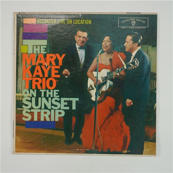 Mary Kaye Trio On the Sunset Strip LP Album