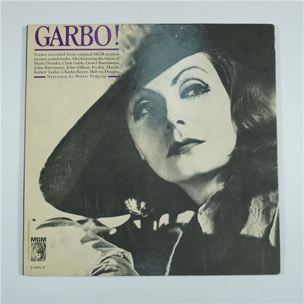 MGM Records Vinyl, Garbo! Soundtrack Album