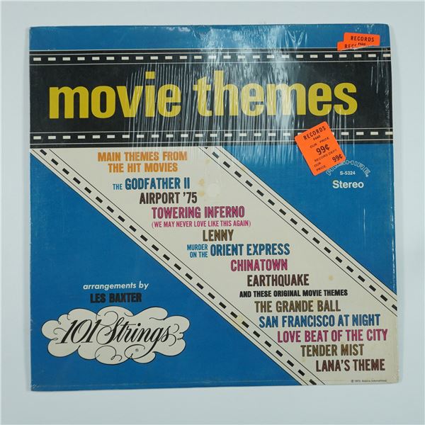 Movie Themes Vinyl LP, 101 Strings, Arranged by Les Baxter