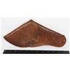 Image 1 : VINTAGE BROWN LEATHER SIDEARM BELT HOLSTER