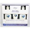 NEW DOVE BODY LOTION AND HAND CREAM SET