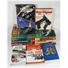 LARGE BOX OF HAYNES VEHICLE MANUALS AND GUN BOOKS