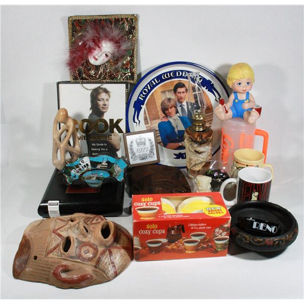 LARGE MISCELLANEOUS LOT VINTAGE SOLO CUPS SEALED,