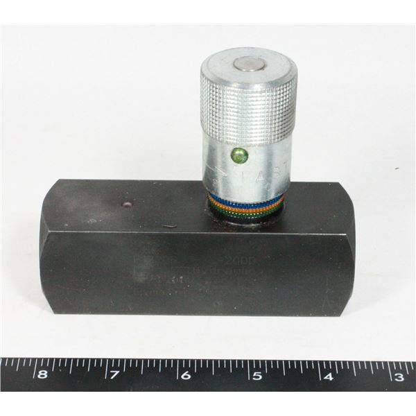 PARKER COLORFLOW 1" HYDRAULIC FLOW VALVE NEW
