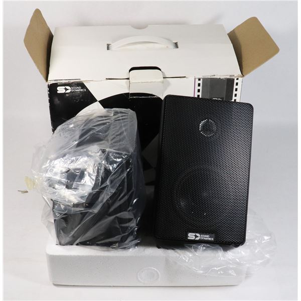 PAIR OF SOUND DYNAMICS CINESAT SPEAKERS