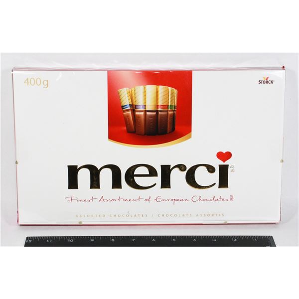 NEW 400G MERCI ASSORTED CHOCOLATES (8 VARIETIES)