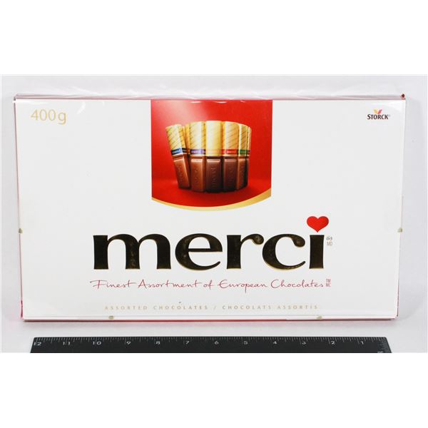 NEW 400G MERCI ASSORTED CHOCOLATES (8 VARIETIES)