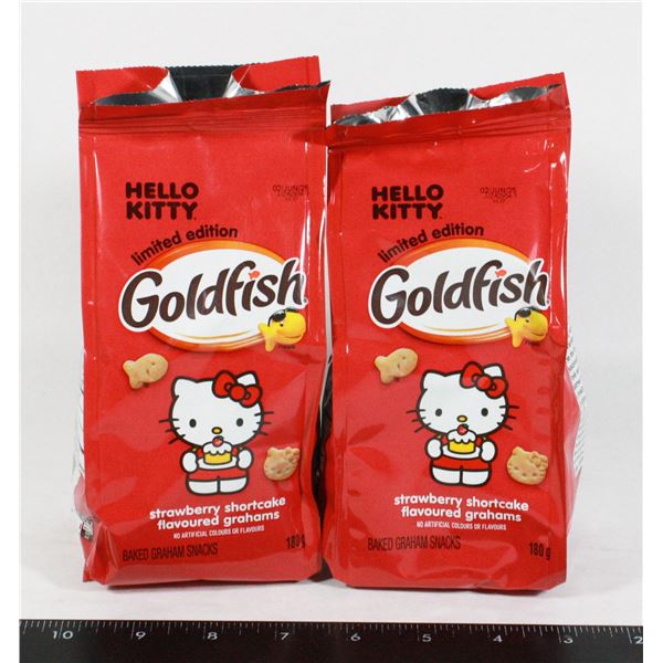 TWO NEW 180G HELLO KITTY LIMITED EDITION GOLDFISH