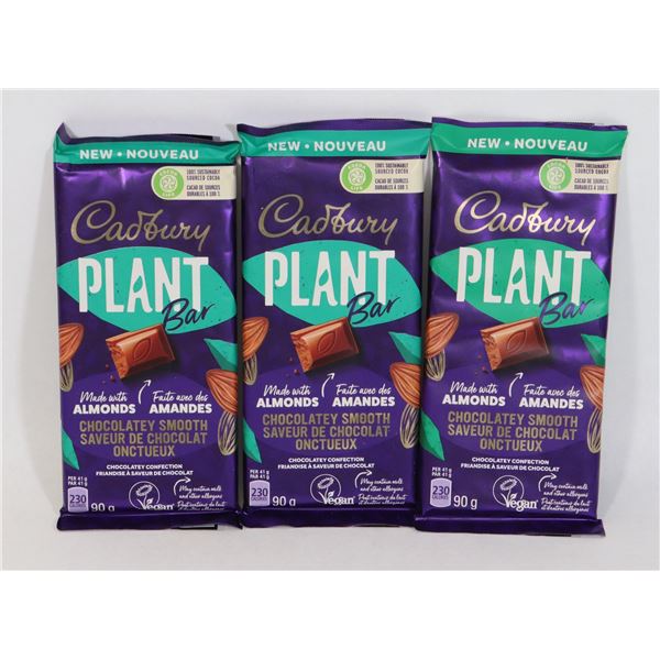 THREE CADBURY PLANT BAR (MADE WITH ALMONDS)