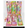 LOT OF 6  ASSORTED PEZ DESPENSERS