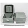 2 VENTED 6"X6"X4" ELECTRICAL JUNCTION BOXES