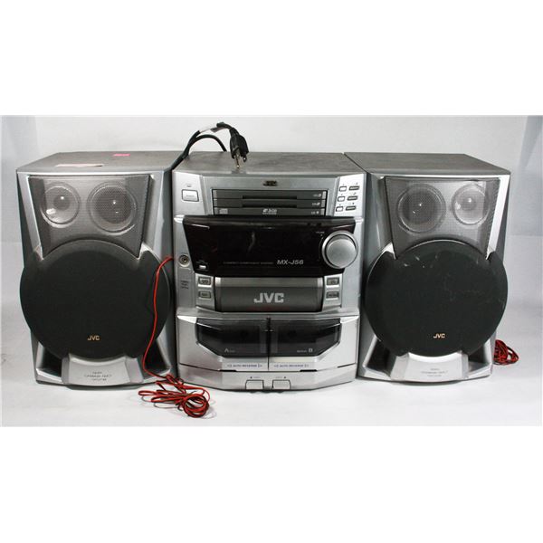 JVC CD/ TAPE AM/FM STEREO WITH TWO SPEAKERS