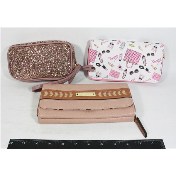 LOT OF 3 WOMEN'S WALLETS