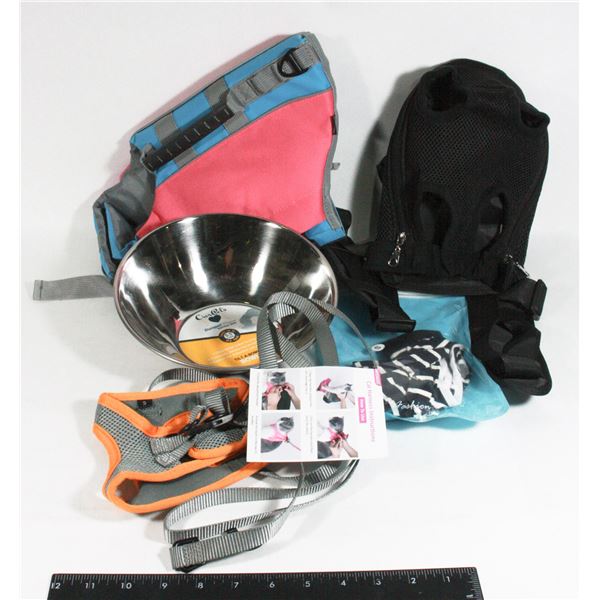 LOT OF MISC. DOG ITEMS SIZE SMALL