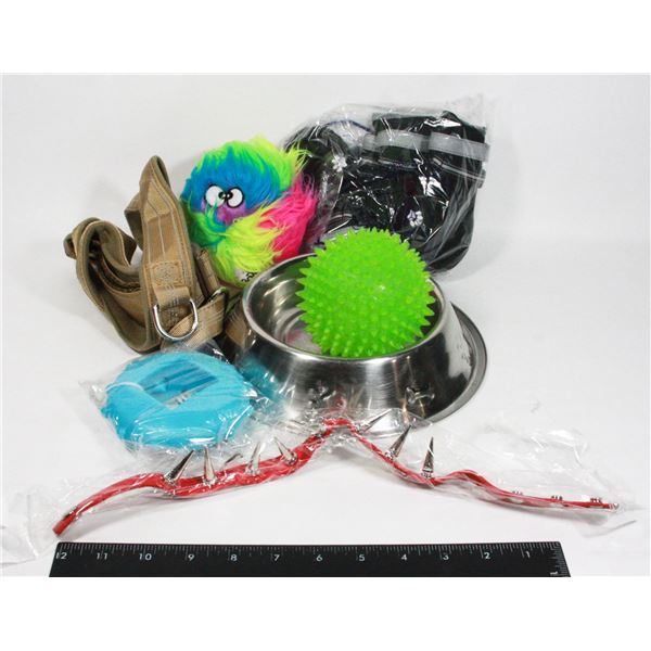 LOT OF MISC. DOG ITEMS SIZE LARGE