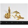 LOT OF SMALL BRASS/ BRASS COLOURED TRINKETS