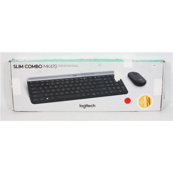 LOGITECH WIRELESS KEYBOARD AND MOUSE