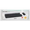 LOGITECH WIRELESS KEYBOARD AND MOUSE