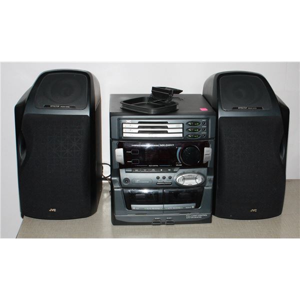 JVC COMPACT COMPONENT SYSTEM (AM/FM RADIO, CD