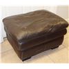 FAUX LEATHER OTTOMAN