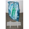 LARGE LOT OF GARDEN DECORATIVE FENCING