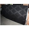 LOT OF 3 VERY LARGE (6' X 47") BLACK VELVETY