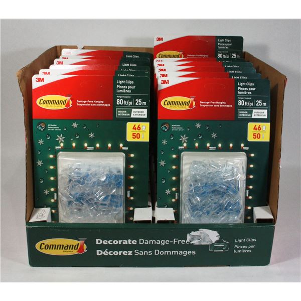 BOX OF COMMAND HANGING LIGHT STRIPS
