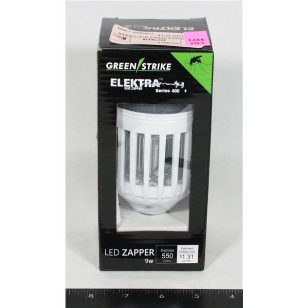 NEW GREEN STRIKE BUG ZAPPER LED LIGHT BULB