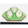 HIGHLY DETAILED DELICATELY PAINTED EGG DECORATION