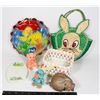 BOX OF ASSORTED EASTER DECORATIONS