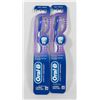 TWO NEW SOFT ORAL-B TOOTHBRUSHES
