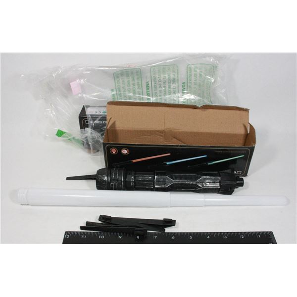 TWO OPEN BOX SMALL "LASER SWORDS"