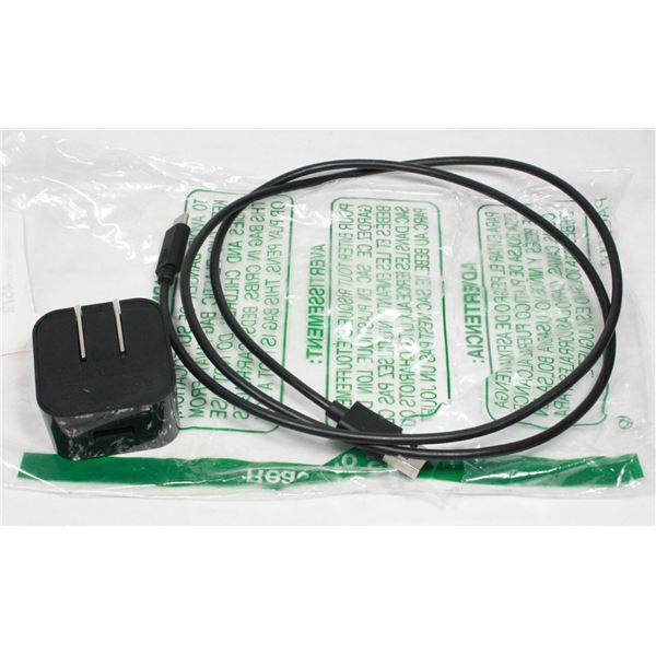 USB C CHARGE CABLE AND BRICK, NO MARKINGS