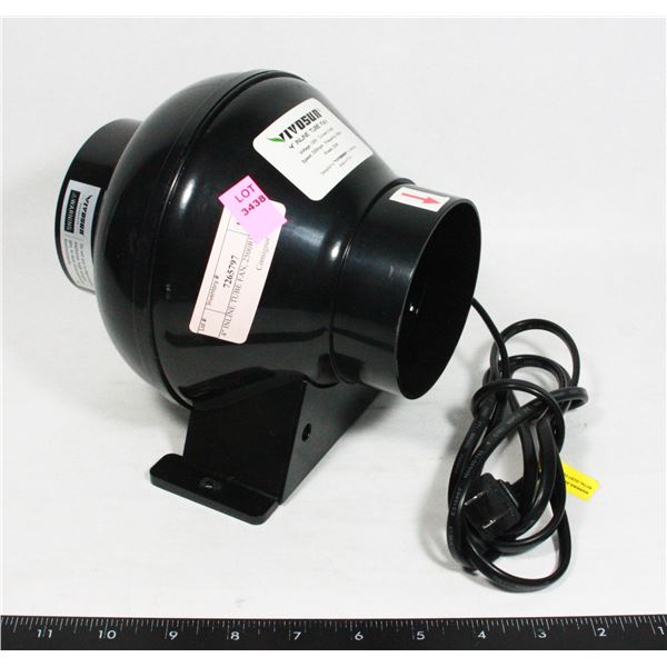 4" INLINE TUBE FAN, 2500RPM