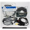 FLAT OF ASSORTED SPECIALTY CABLES, MOSTLY