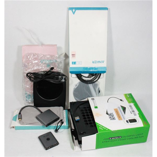 SMALL BOX OF ASSORTED ELECTRONICS INCLUDING