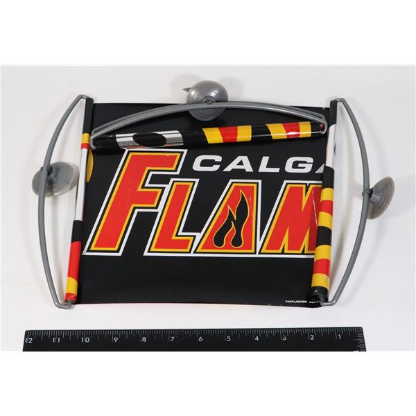 2 "GO FLAMES GO" WINDOW BANNERS