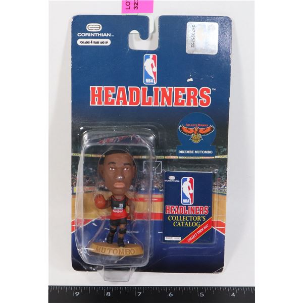 HEADLINERS FIGURINE 1996 DIKEMBE MUTOMBO SEALED