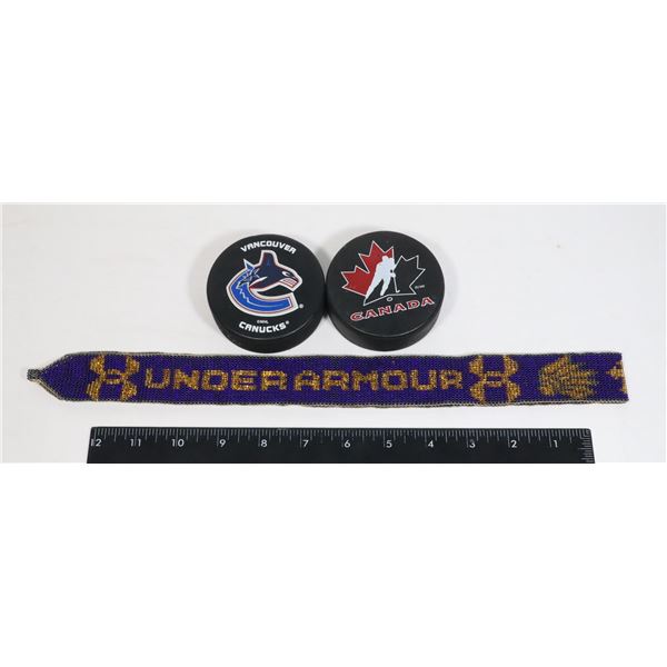 BEADED UNDERARMOUR ART PIECE WITH VANCOUVER