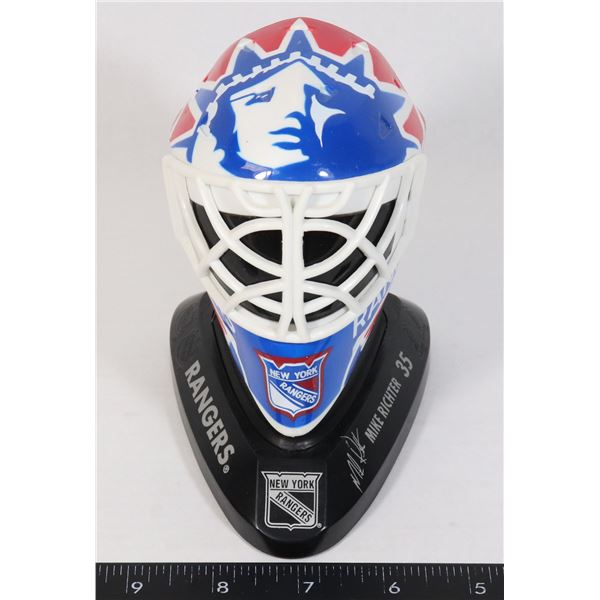 RANGERS MIKE RICHTER NHL MINI HELMET