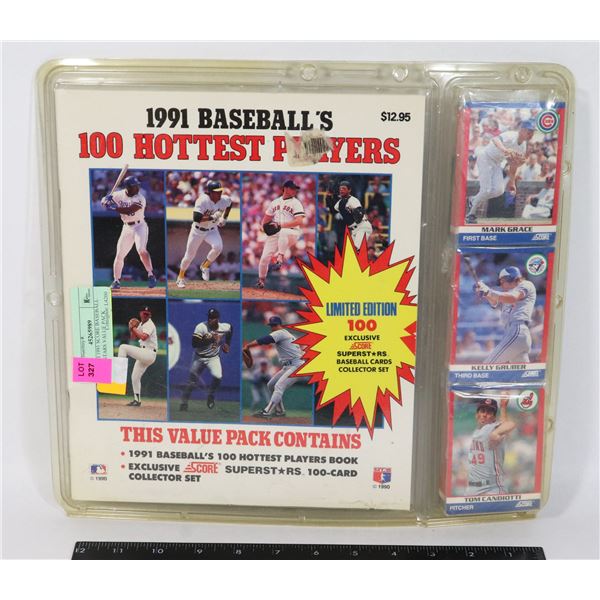 NEW 1991 SCORE BASEBALL SUPERSTARS VALUE PACK