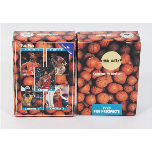 2 SEALED PACKS OF NBA 1990 PRO PROSPECTS CARDS