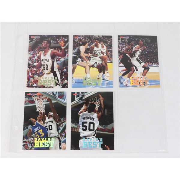 SMALL LOT OF NBA HOOPS DAVIDS BEST SPURS CARDS