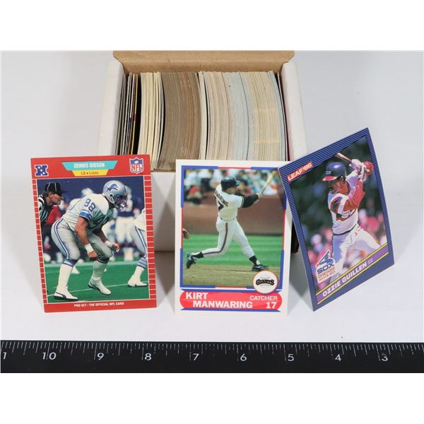 BOX OF SPORTS CARDS, LOOKS TO BE ALL BASEBALL