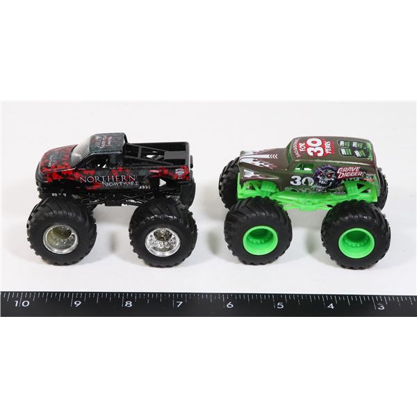 2 "HOT WHEELS" MONSTER TRUCKS