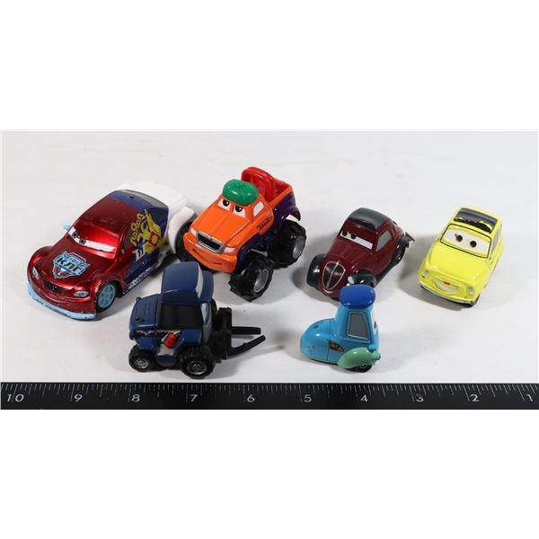 SMALL LOT OF PIXARS CAR'S TOYS