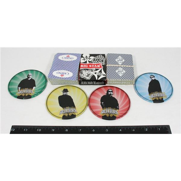 WORLD FAMOUS GOLD AND SILVER PAWN SHOP COASTERS