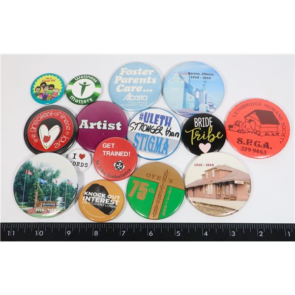 15 MIXED BUTTONS SOME VINTAGE