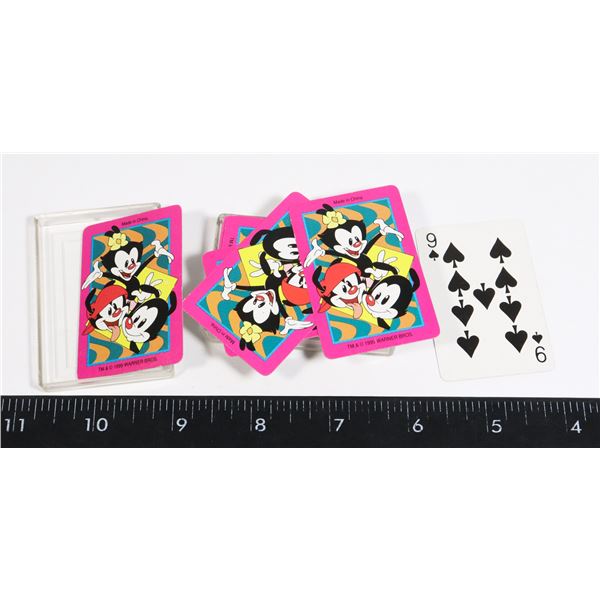 PACK OF ANIMANIACAS MINI PLAYING CARDS 1995